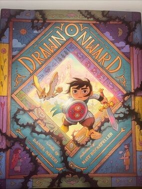 Drawn Onward Illustrated Hardcover Book - Colorful Fantasy Cover